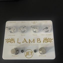 Overdrive Pedal (Jet pedals) White