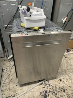 Bosch dishwasher in stainless steel new