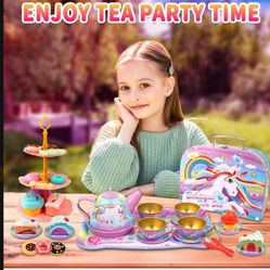 Princess  Unicorn Tea Dessert Party Set - Pretend Play Toys 