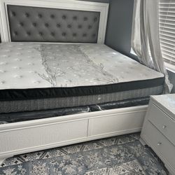 Eastern King Bedroom Set With Mattress Included 