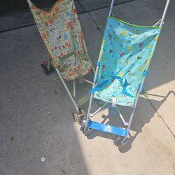 2 Baby Mini Strollers. 