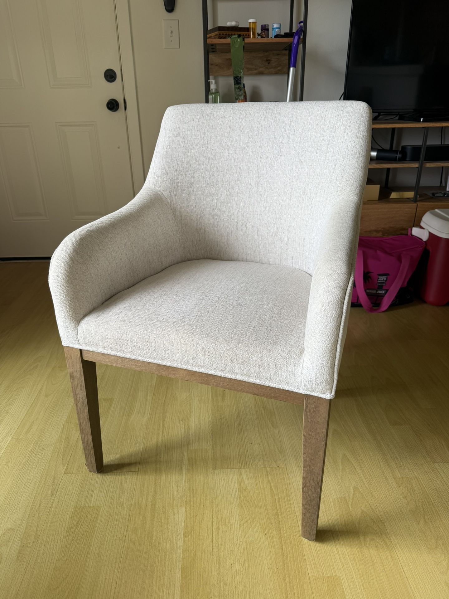 West Elm White Chair