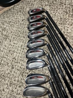 Wilson Deep Red 2 Distance Irons 2 /PW- 9 Clubs UST Tri-Play Regular Flex Clean