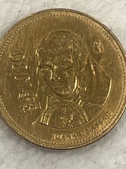 1991 of Mexico 100 Pesos Juana de Asbaje Coin