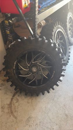 Wheels and tires for side by side.