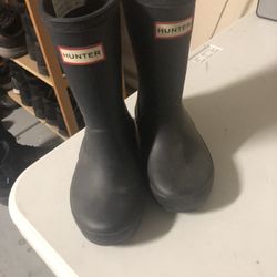Hunter Boots Used Once 7 Toddler