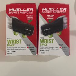 Mueller Sports Medicine. Wrist Brace Set Right & Left. Size :Large/Extra Large.