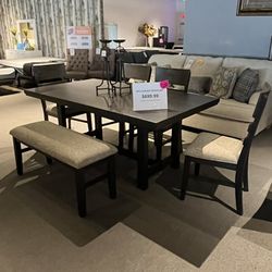 Table 4 Chairs And Bench 