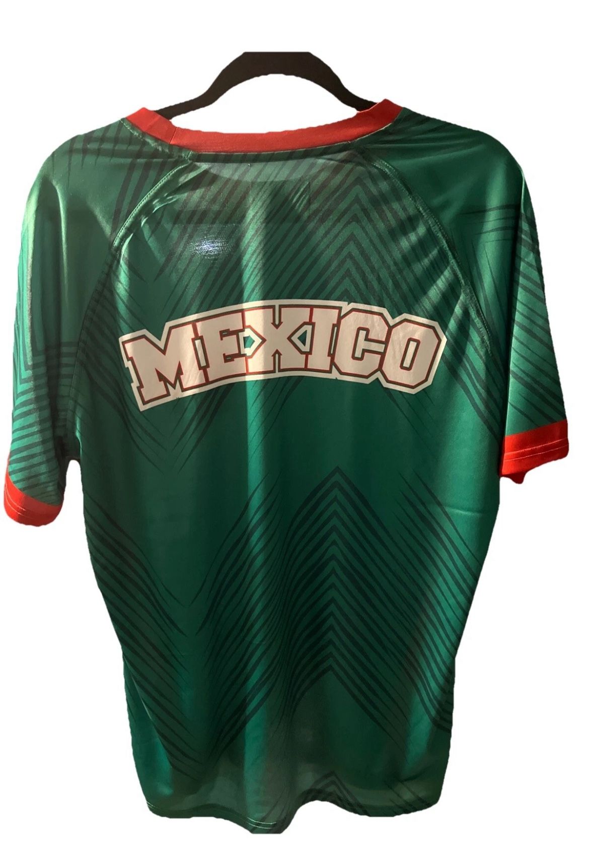 Mexico Soccer Team Jersey Game Of The World Juego Del Mundo Size L New Green