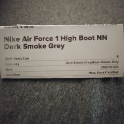 Brand New Nike Air Force 1 Boot Size9 