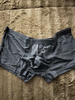 Sexy mens mesh boxer briefs