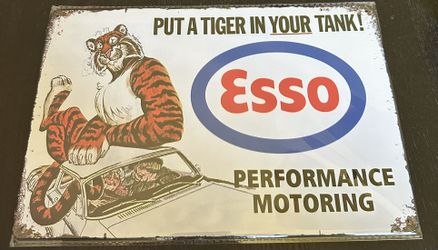 Esso Metal Sign 