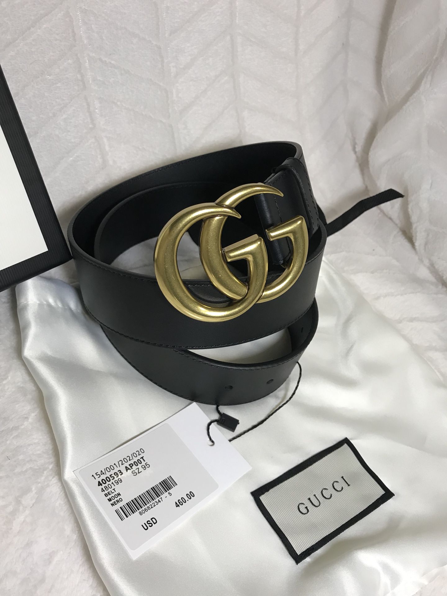 Gucci GG 1.5 Inch Marmont Belt **Authentic