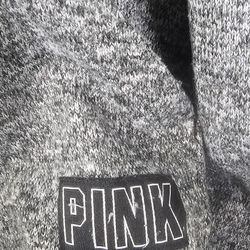 Victorias Secret PINK Logo Drawstring Tightening Bottom Shirt- Size Medium 