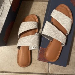White Sandals Carlos Santana Women’s Size 7