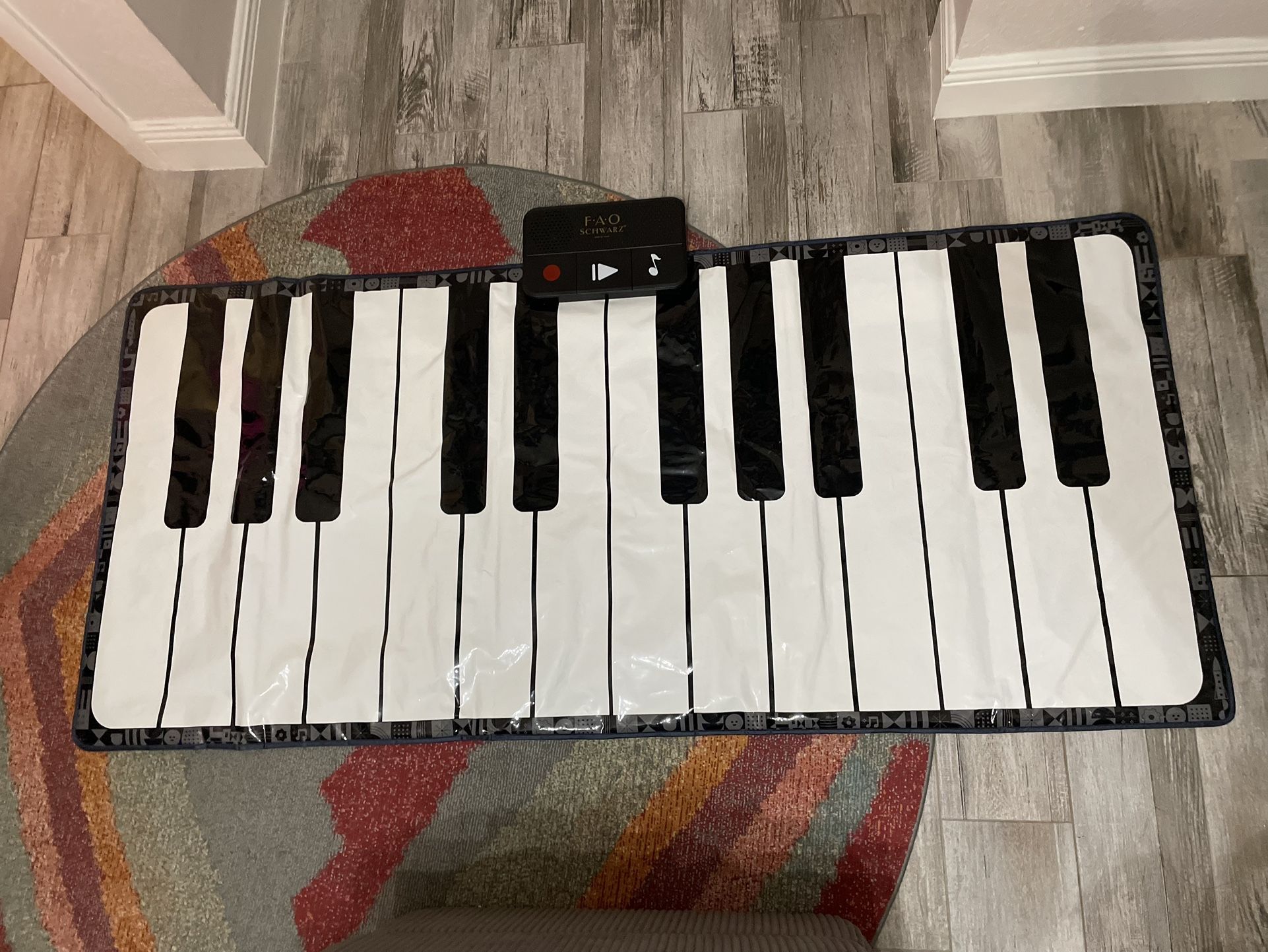 Large Dance On Piano Mat