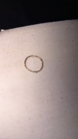 Anillo de oro talla 7