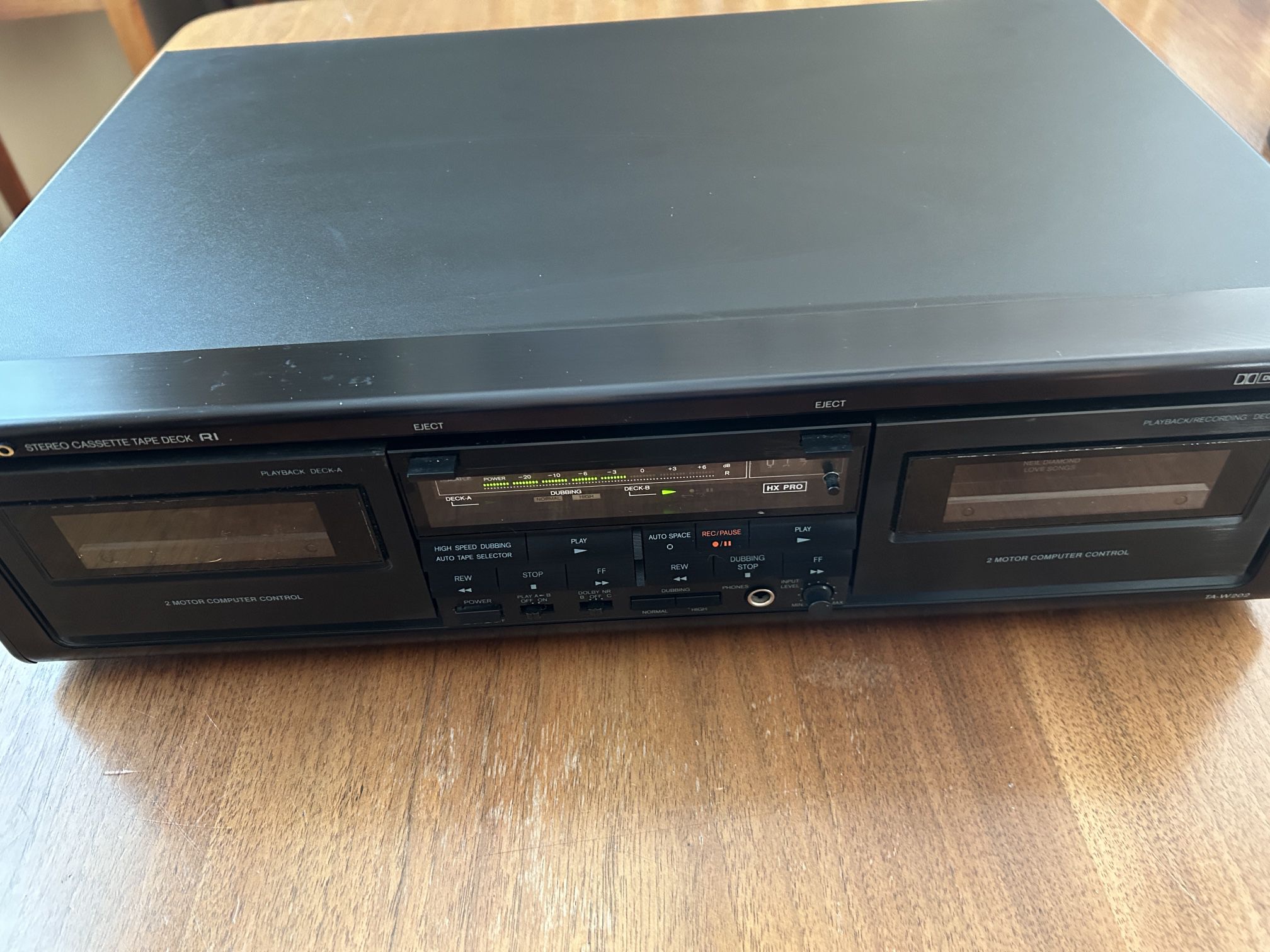 ONKYO Stereo, Cassette Deck, TA–W202