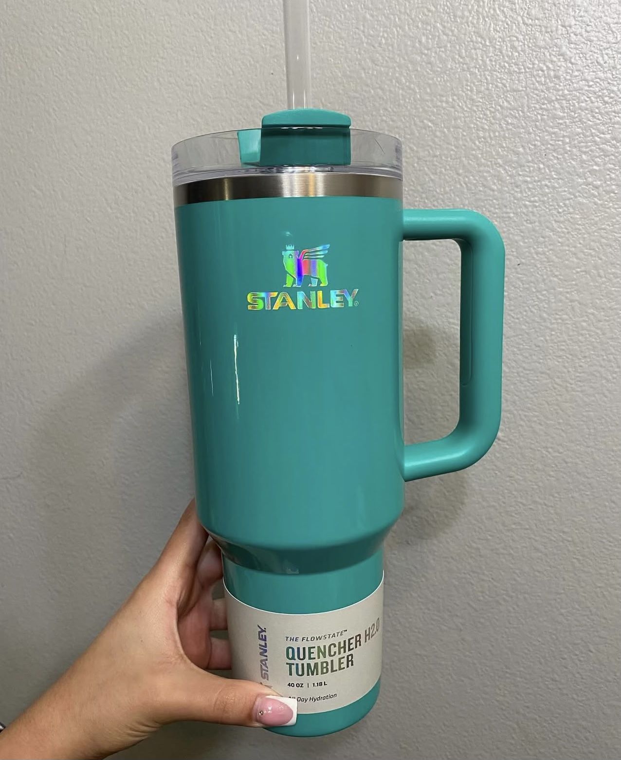 Gumdrop Green 40oz Stanley 