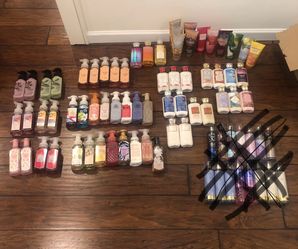 Bath & Body Works Lot NEW 60 Pieces -Soaps Lotions Creams