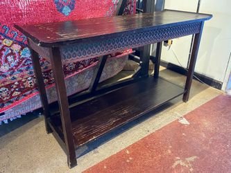 Boho Honeycomb Sofa Table