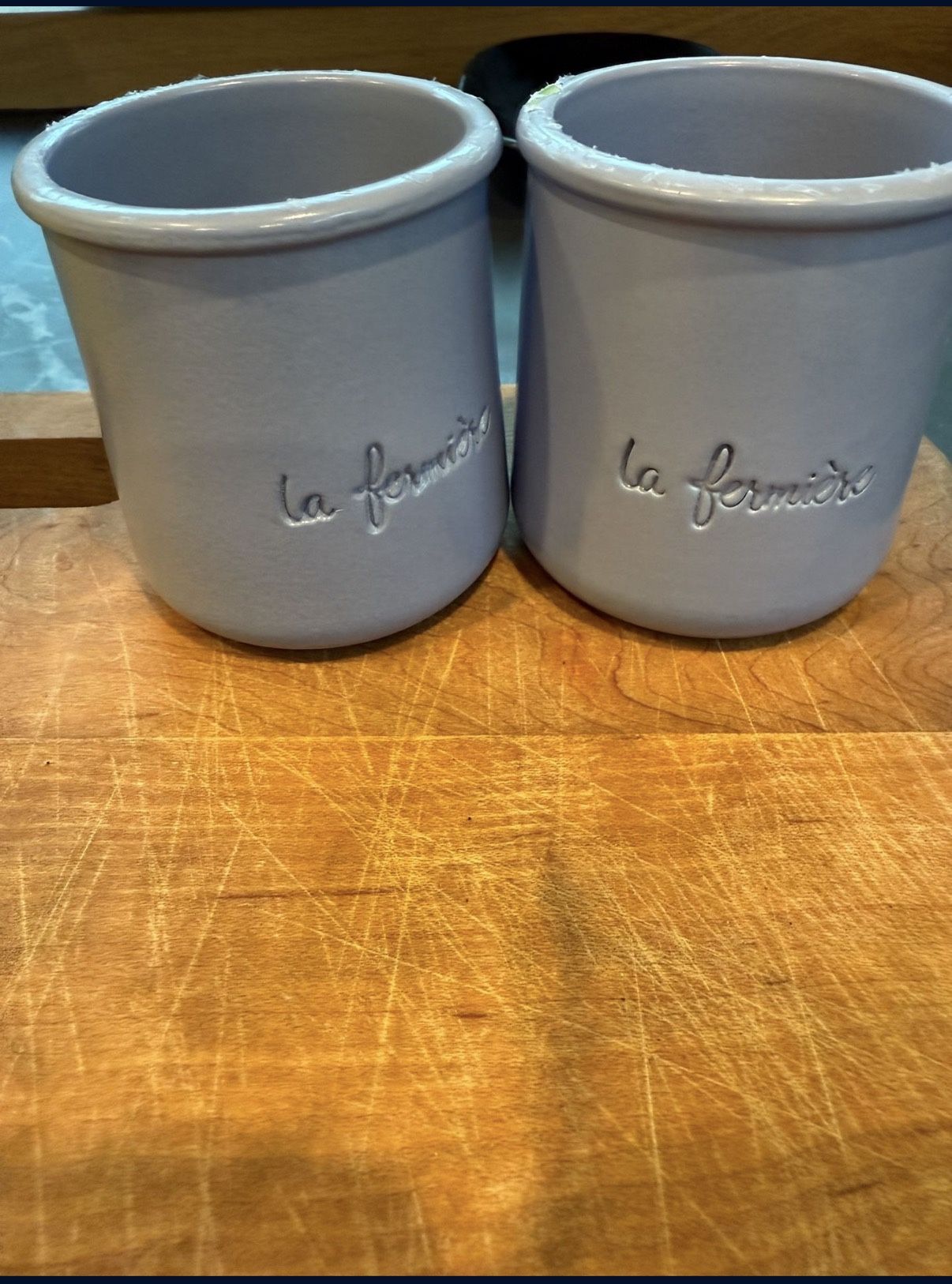 La Fermière Ceramic Yogurt Pots
