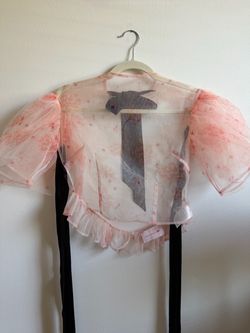 Simone Rocha x H&M, 2021 Designer Collab | Bow Blouse, Small