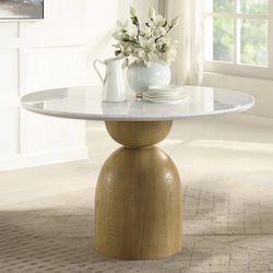 48" Round Marble Dining Table