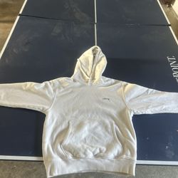 White Stussy Hoodie Size Medium