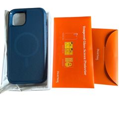 Phone MagSafe Case for iPhone 15 Plus Shockproof  Cover - Blue