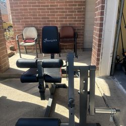 Leg Extension And Curl Machine 