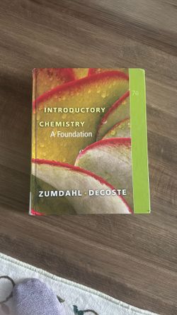 Introductory Chemistry Book By Zumdahl Decoste