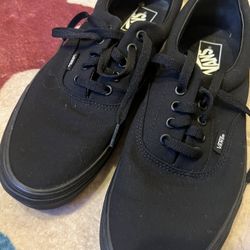 Black Vans Size 10.5