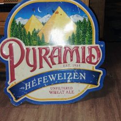 Pyramid Beer Sign 