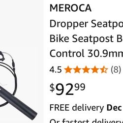 Zoom 30.9 mm Bike Seat Dropper Post