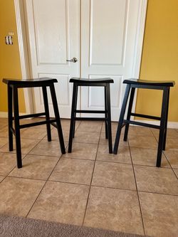 Barstools, black