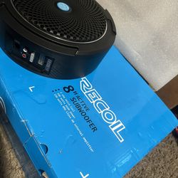 (2 PCS) Recoil  8" All In One 400w Amplified Subwoofers