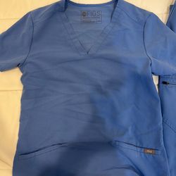 Figs scrubs set (ceil blue)