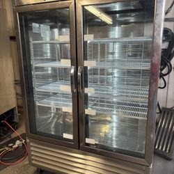 Two Glass Door Refrigerator 