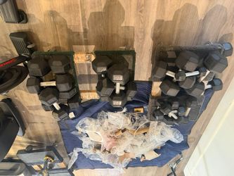 5–50 LB Dumbbell Set with Rack – Complete Set