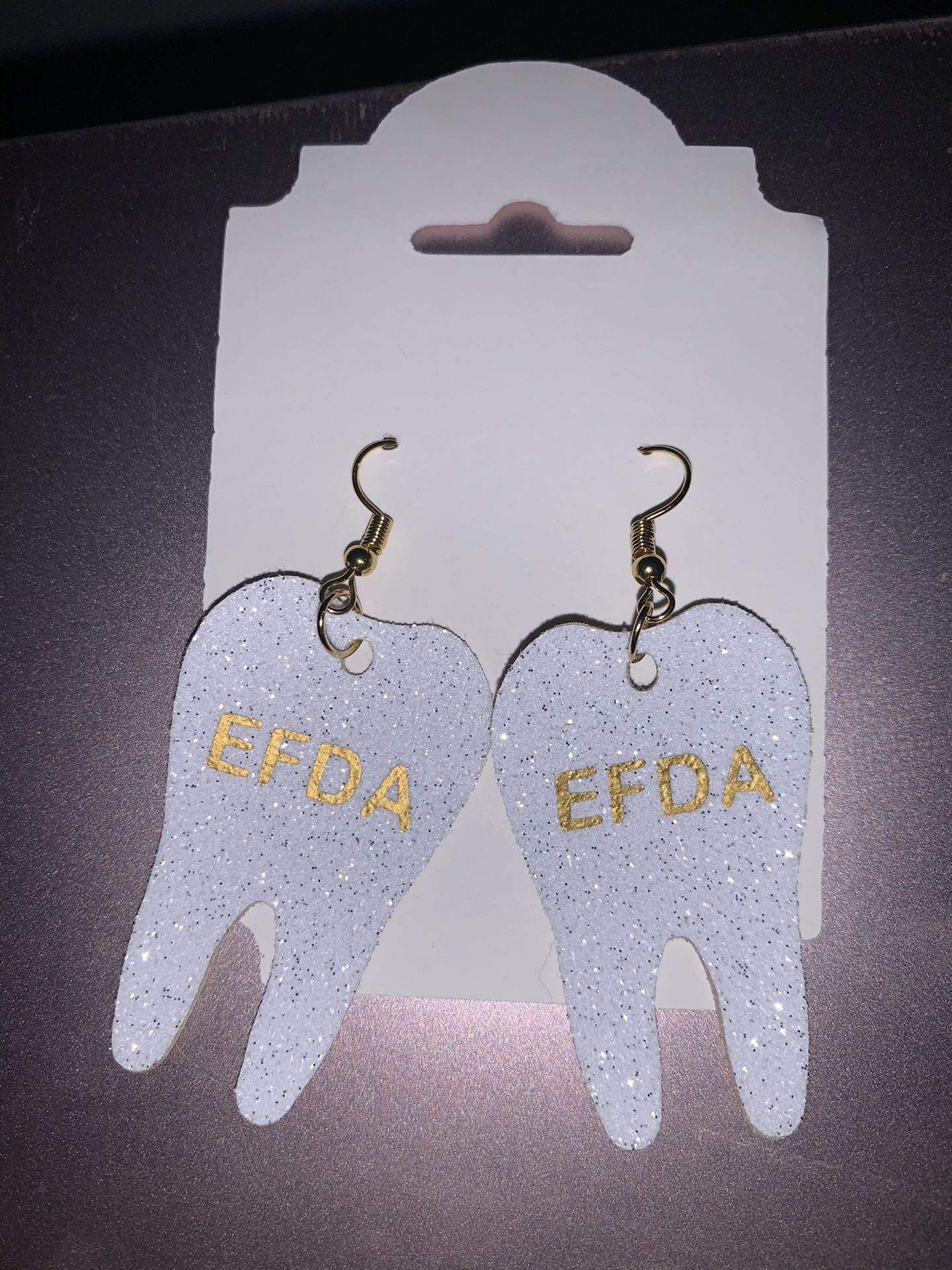 Tooth earrings