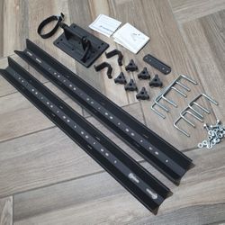 Fork Mount Rooftop Bike Carrier - Transports 1 bike fits round, square, aero, elliptical and most factory crossbars
Quick-release 9mm skewer