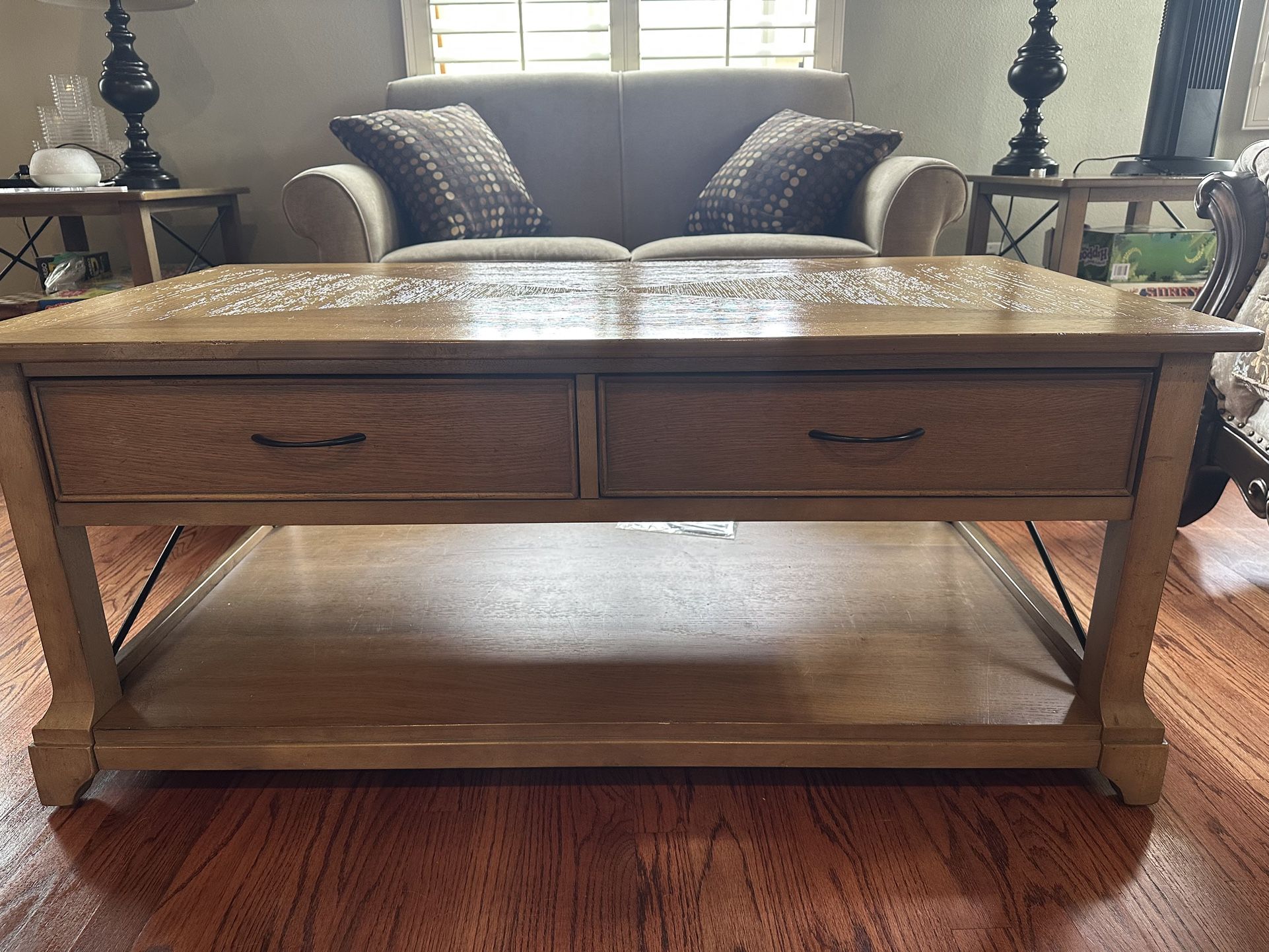 Love Seat And End Table