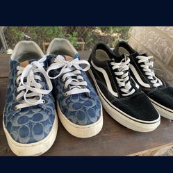 Coach And Vans Size 9