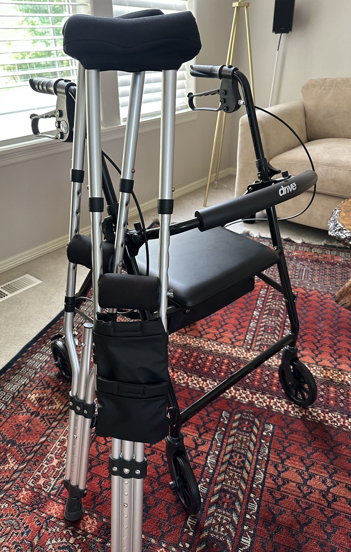 Orthopedic Walker & Crutches Bundle