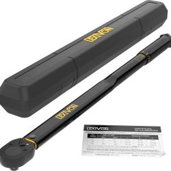 New Alloy-Steel 1/2''Drive Click Torque Wrench 25-250Ft-Lb/33.9-338.9Nm (LX-184)