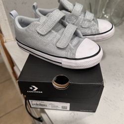 Toddler Silver Converse 