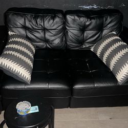 Smaller Black Couch Pick Up Today 