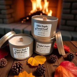 Fall scented 4oz Candles