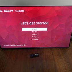 TCL /50 inch /QLED display /4K 